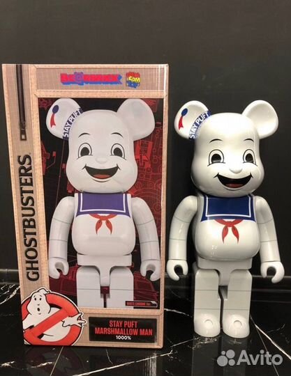 Bearbrick Stay Puft Marshmallow Man 1000 Оригинал