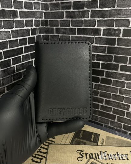 Кошелёк из натуральной кожи, ручной работы