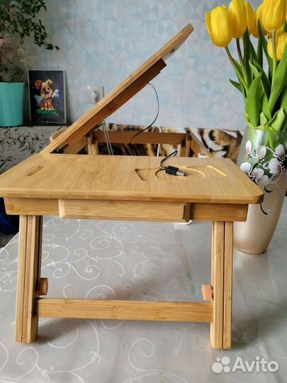 Столик для ноутбука sititek bamboo