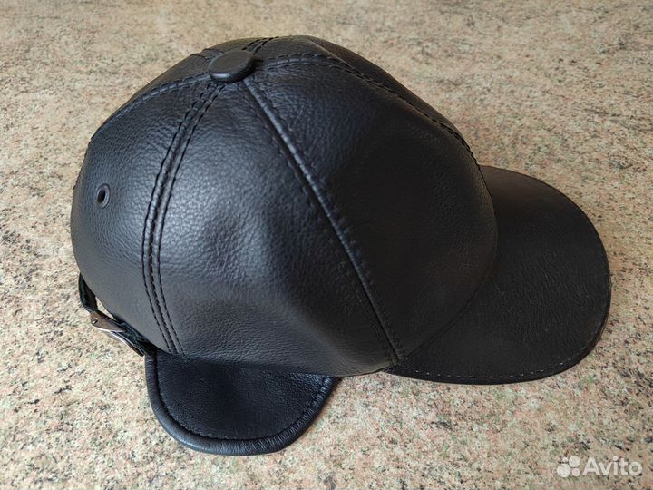 Кепка Новая натур. кожа утепленная