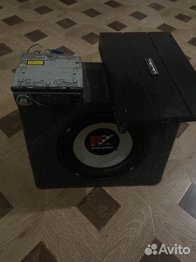 Саб буфер и усилитель магнитофон