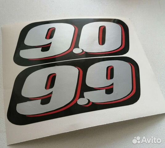 Наклейка на лодочный мотор