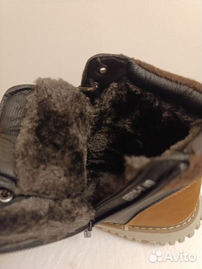 Зимние ботинки с мехом