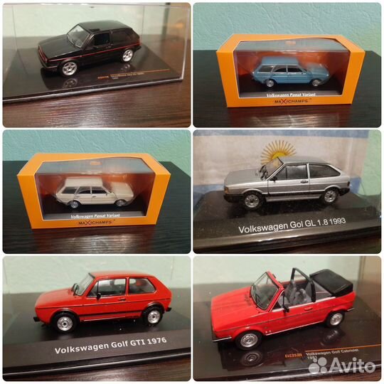 Volkswagen (Schuco Minichamps Norev Altaya) 1/43