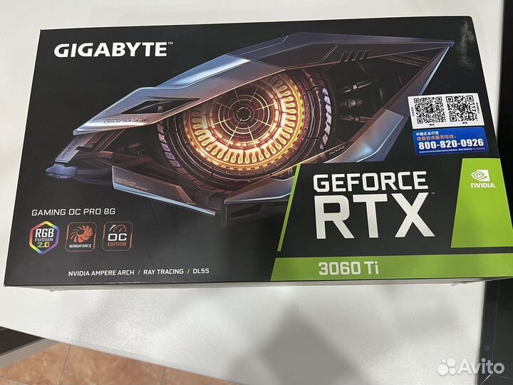 Видеокарта gigabyte 3060 ti