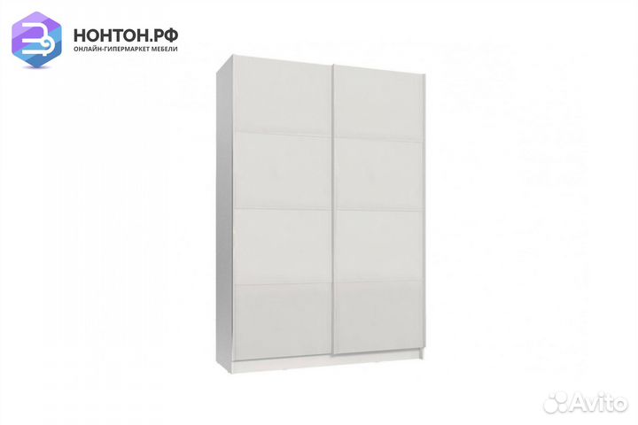Шкаф-купе Марвин белый / белый глянец