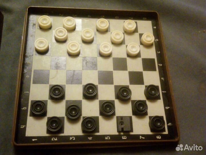 Шашки магнитные СССР 