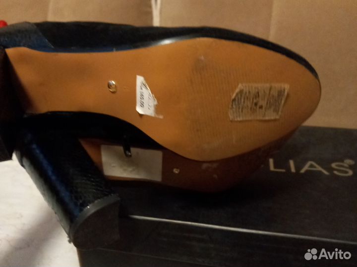 Ботильоны натуральная кожа устойчивый каблук