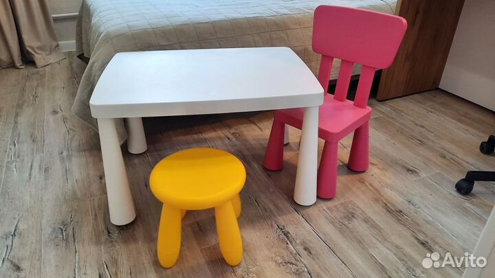 Комплект IKEA mammut + подставка IKEA forsiktig