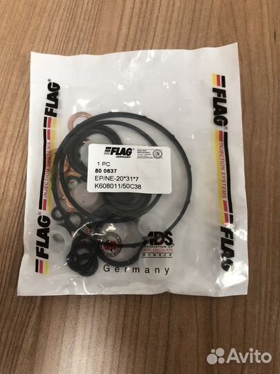 Ремкомплект тнвд (сальник) 80 0637 flag