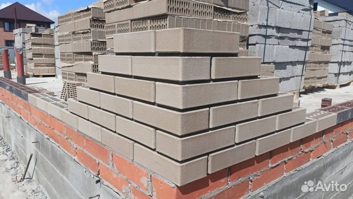 Кирпич облицовочный Дым