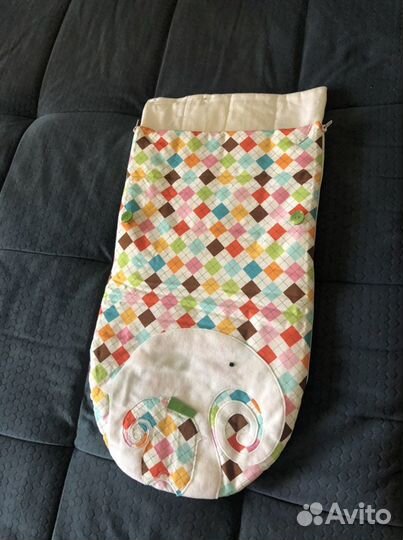 Конверт на выписку и в коляску весна-лето