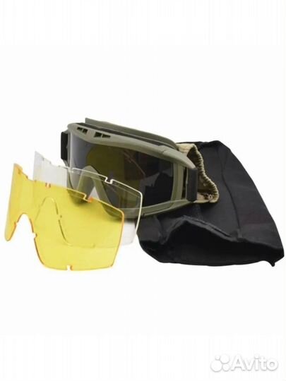 Очки тактические противоосколочные/противоударные