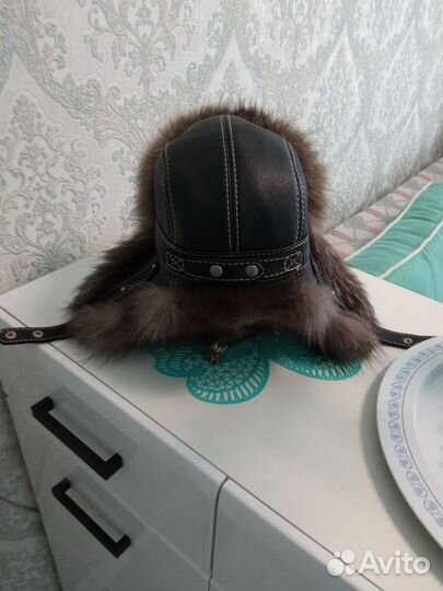 Мужская шапка натуральный мех