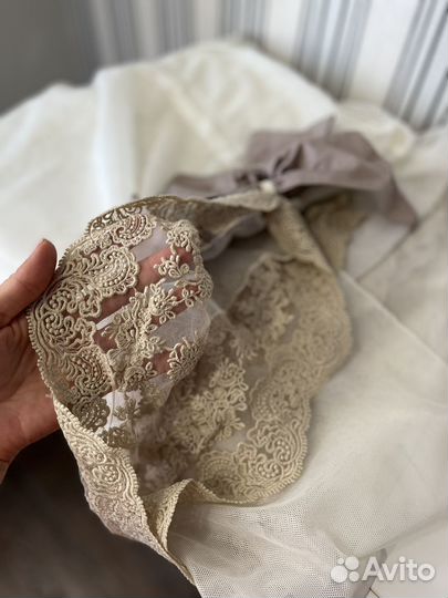 Бортики с балдахином на детскую кроватку