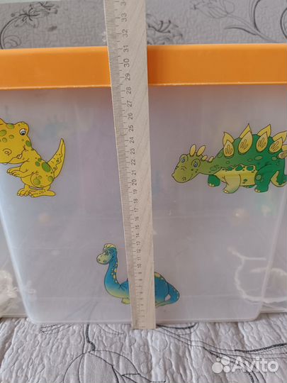 Большой контейнер для игрушек 60 л