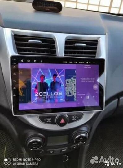 Магнитола Hyundai Solaris 1 Android Qled SIM