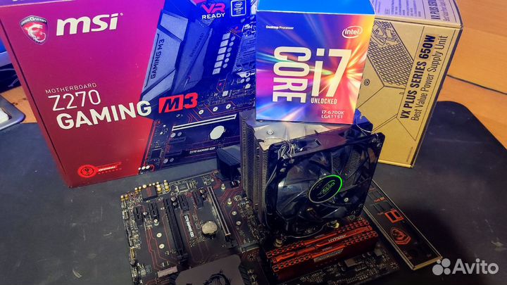 Мат плата с процессором intel core i7 6700k