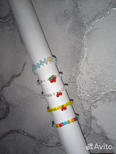 Кольца из бисера