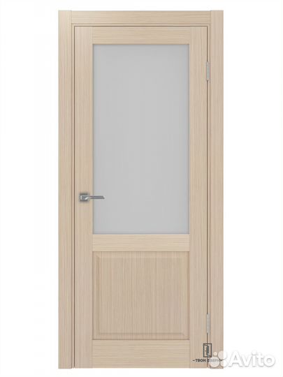 Дверь межкомнатная остекленная Оптима Порте 