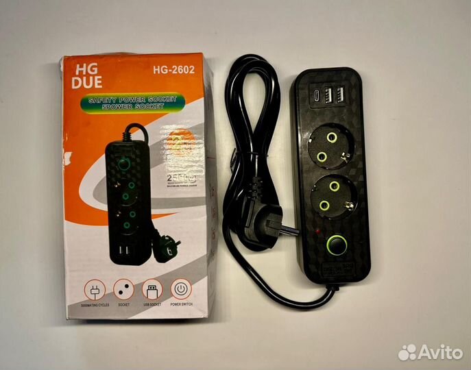 Сетевой фильтр с usb/type-c