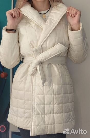Пальто стёганое женское