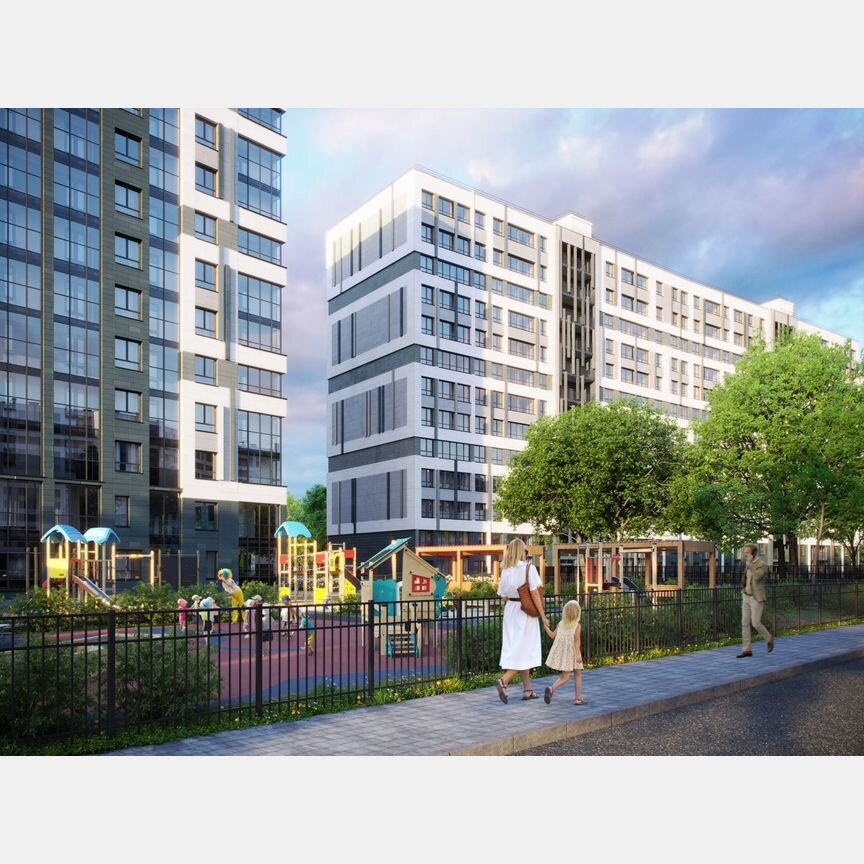 3-к. квартира, 84,9 м², 2/13 эт.