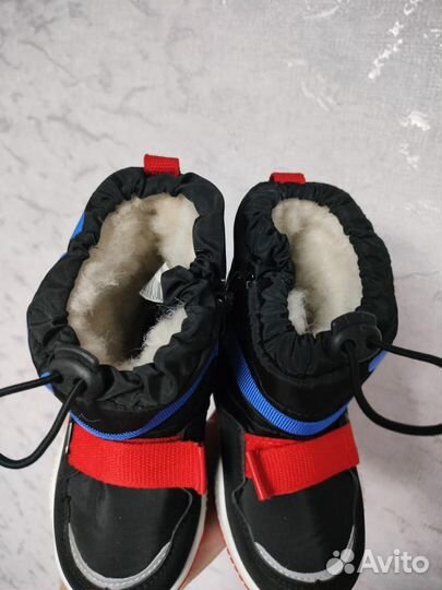 Сапоги зимние детские 26 новые