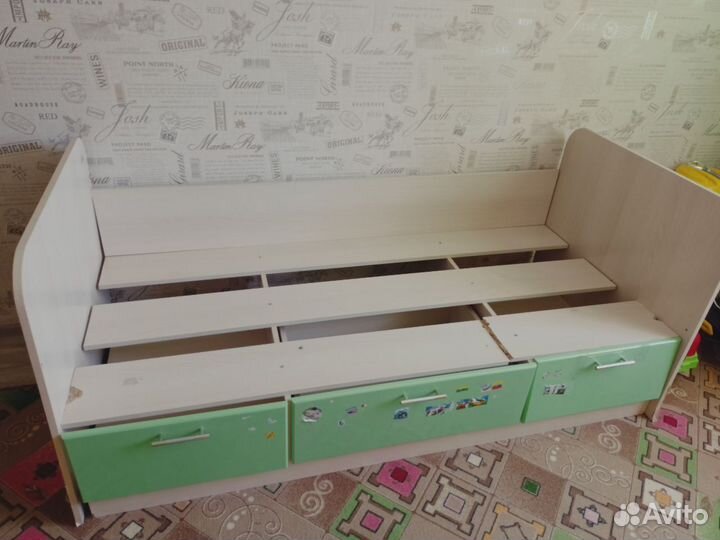 Детская кровать дельфин 180 на 80 неисправна