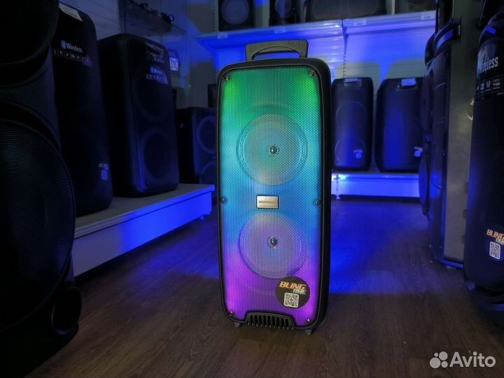 Большая портативная блютуз колонка