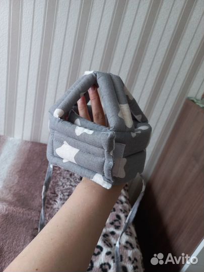 Противоударная шапка шлем для малышей