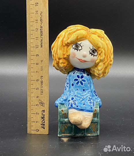 Домовой Кузя (Нафаня). Фарфор - 12 см. Авторски