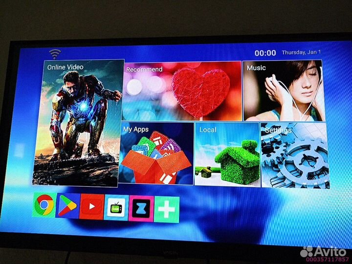 Приставка SMART tv Android 8+128