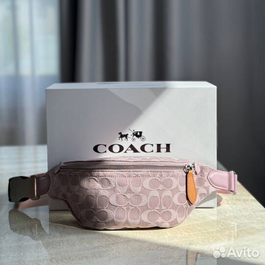 Сумка coach новая бананка