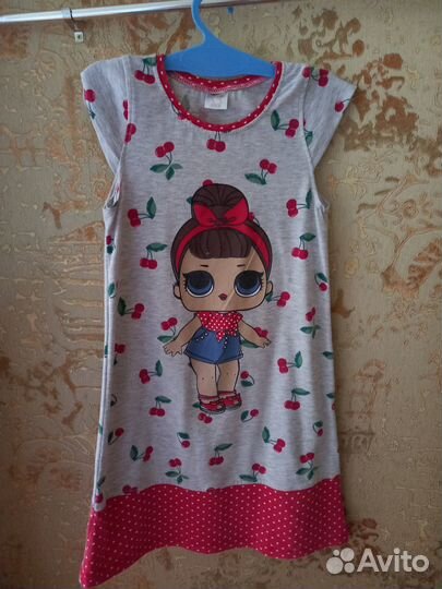 Детская одежда для девочек пакетом 104 110