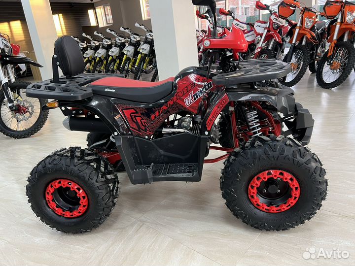 Квадроцикл детский FXmoto Hummer 125 красно-черный