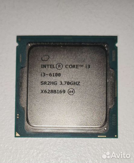 Процессор intel core i3 6100