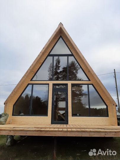 Строительство каркасных домов A-frame (А-фрэйм)