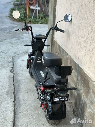 Электробайк White Siberia mini 2.0 R 1200W 48V15A