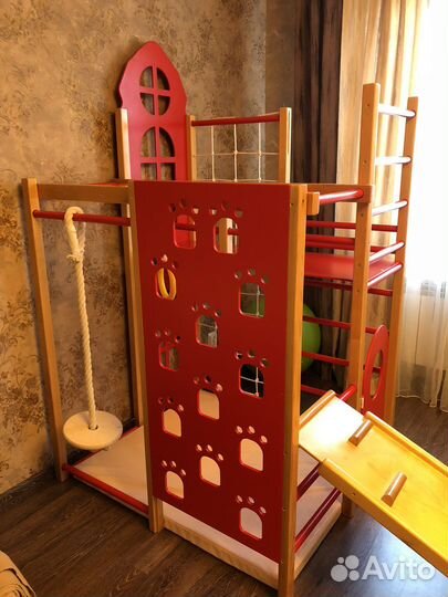 Детский городок деревянный для дома