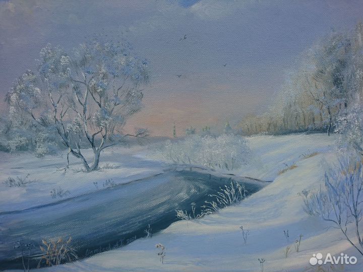 Картина Дивеево.Зима