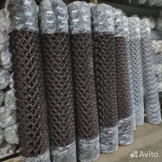 Сетка рабица от производителя в шоколадном цвете