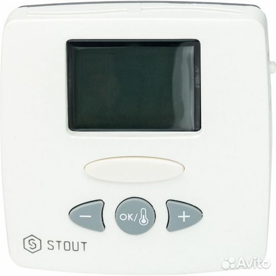 Термостат комнатный электронный stout wfht-LCD с в