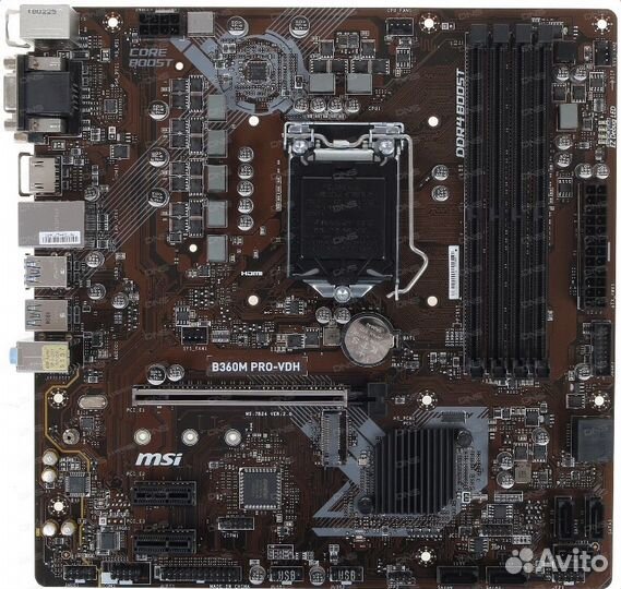 Intel core i3 9100f + msi b360m pro-vdh