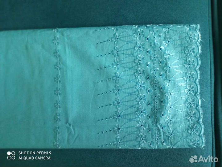 Отрез ткани шитье