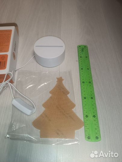 Светодиодный светильник ночник ëлка елка