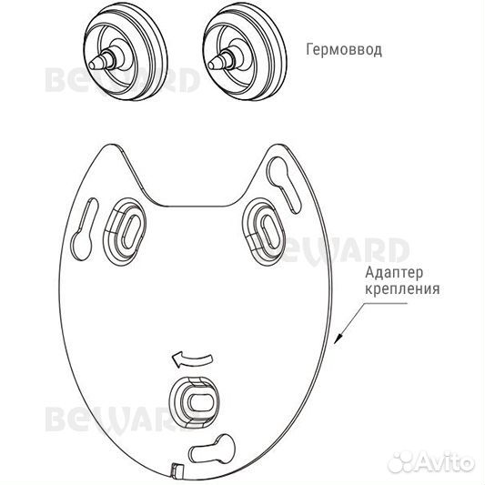 Beward SV2005DB(2.8 mm) купольная ip-камера