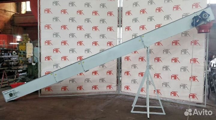 Ленточный конвейер для соли, керамзита, стружки