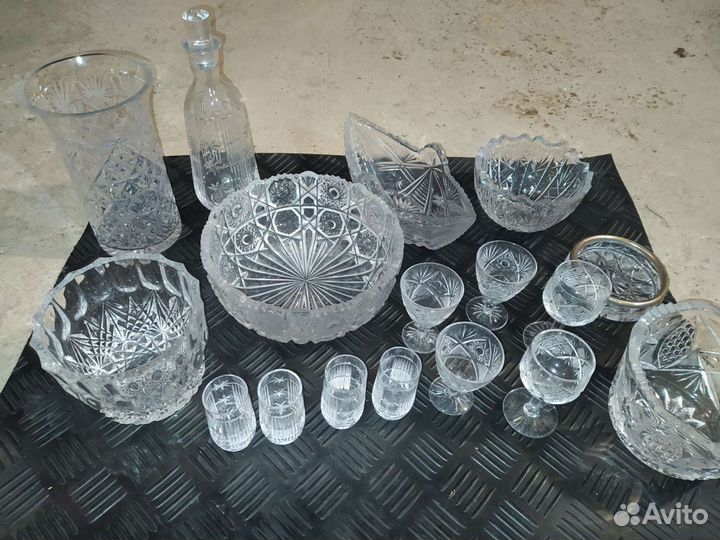 Хрустальная посуда СССР