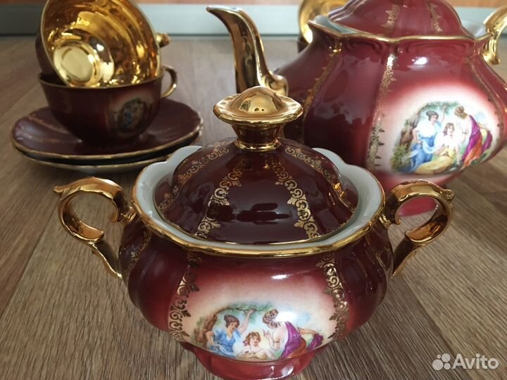 Чешский чайный сервиз 